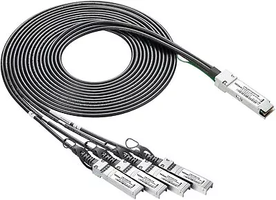 For Cisco QSFP-4SFP10G-CU3M 40G QSFP Breakout QSFP To 4x SFP Breakout Cable 1~5m • $39.99