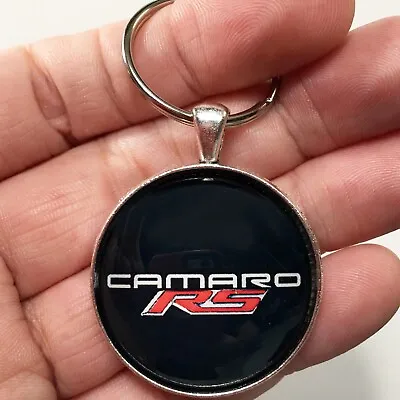 $12.95 • Buy Vintage Chevrolet Rally Sport Camaro RS Logo Emblem Badge Reproduction Keychain
