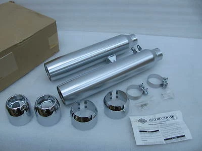 $399 • Buy New Harley Davidson Chrome V-Rod Muffler Kit 65039-05 VRSCR VRSCRD Mufflers