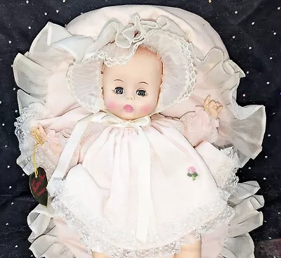 Vintage Effanbee Baby Button Nose 16  Baby Doll • $29.95