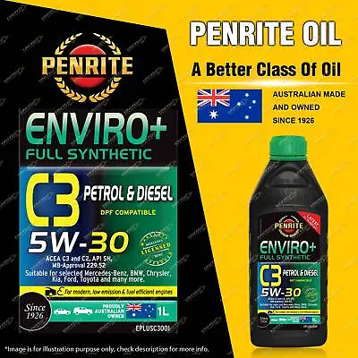 Penrite Full Synthetic Enviro+ C3 5W-30 Engine Oil Premium Quality 1L Diesel • $33.43
