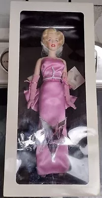 Franklin Mint Marilyn Monroe Gentlemen Prefer Blondes Doll NIB • $125