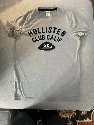 Hollister Men's Applique Graphic T-Shirt Crew Neck Logo Tee New Large • $8