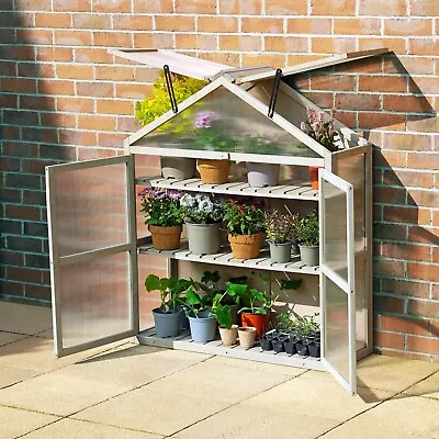 Cold Frame Planter Greenhouse Polytunnel Grow Shed Plant Cover Coldframe • £49