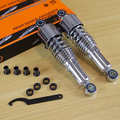 Pair 10.5  Rear Absorber Shocks Lowering For Harley Dyna Wide Glide FXDWG 91-17 • $76.09