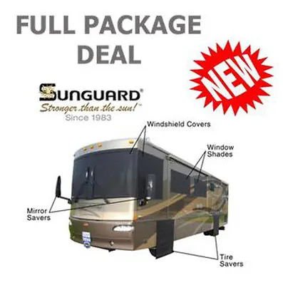 RV Class A Sunguard Motorhome Windshield Covers FULL PACKAGE DEAL • $799