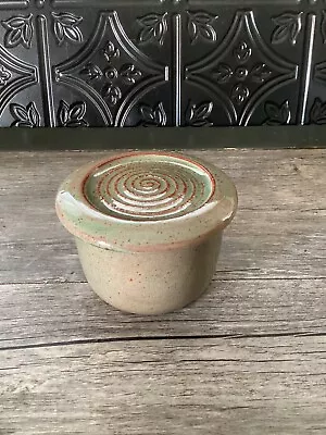 Art Pottery Signed Butter Bell Butter Crock Retro Kitchen • $11.99