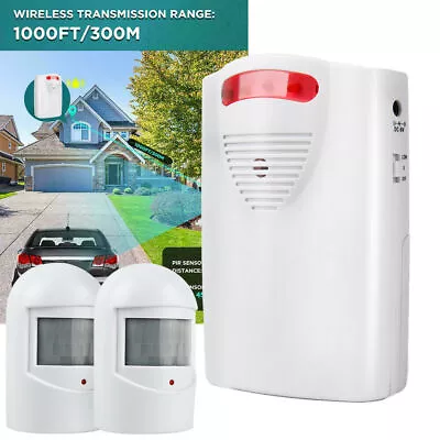 600FT Wireless Motion Sensor System Driveway Alarm Alert Security Indoor • $26.48