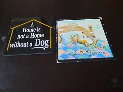 Dog Lovers 2 Fridge Magnets Good Condition • $5