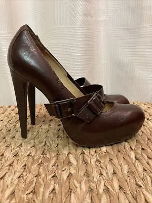 L.A.M.B. Gwen Stefani Stiletto Shoes Womens  Size 8.5M Brown • $49.99