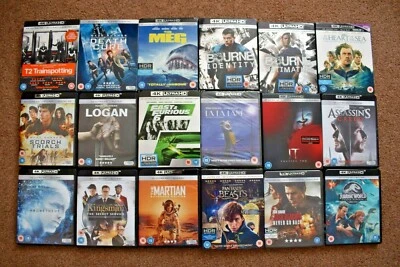 £0.99 • Buy 4K UHD, Blu Ray & DVD Joblot Bundle Collection E. PLEASE READ DESCRIPTION. SALE!