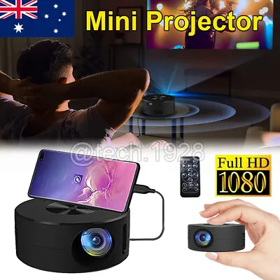 $39.90 • Buy Mini Projector LED HD 1080P Home Cinema Portable Home Movie Theater Projector AU