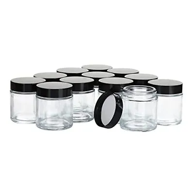 4OZ Glass Jars With Lids Hoa Kinh Small Glass Jars 12 Pack Empty Round Cann... • $25.08
