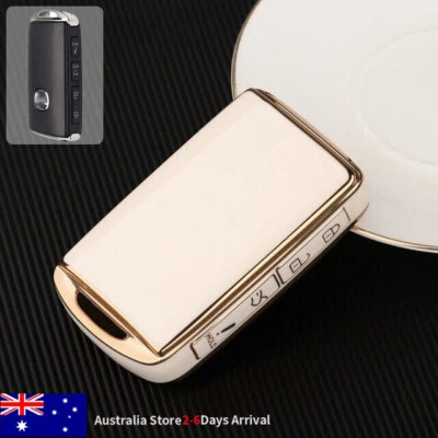 $25.19 • Buy Remote Key Cover Case Fob Shell Keychain For Mazda 3 CX4 CX5 CX8 CX9 CX-30 Beige