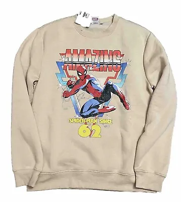 MARVEL SPIDER-MAN MEN’s Crewneck Pullover Sweater - LARGE • $24