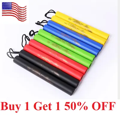 10   NINJA FOAM PADDED KARATE NUNCHUCKS MARTIAL ARTS Nunchaku Nunchuk • $7.99