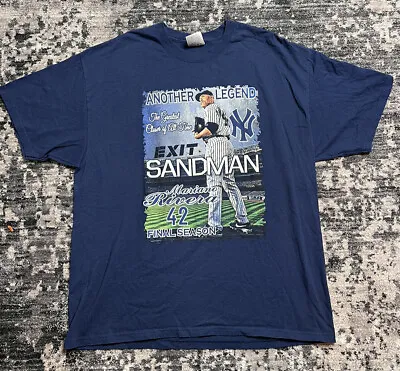 New York Yankees Mariano Rivera Tshirt Final Season Mens Size XL Big Graphic • $22.95