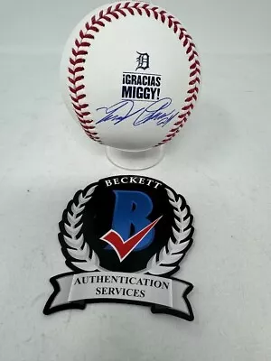 Miguel Cabrera Detroit Tigers Autographed Signed Retirement Baseball Beckett WIT • $22.50