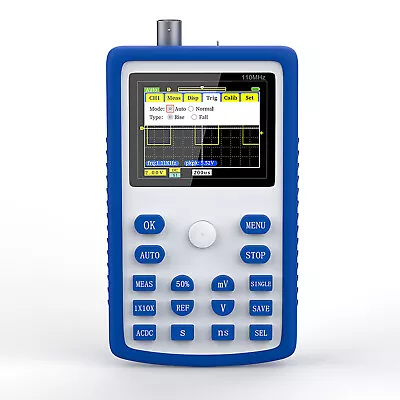 £79.99 • Buy 2.4 Inch Handheld Digital Oscilloscope 500MS/S 110MHz Bandwidth 1KHz/3.3V Y0Q6