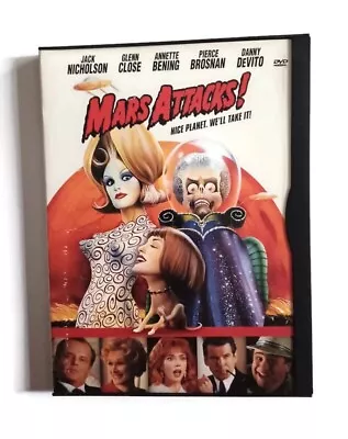 Mars Attacks! (DVD 1996)Jack Nicholson Glenn Close Danny DeVito • $5.70