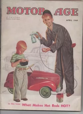 MOTOR AGE Magazine April 1949 (Vintage Pedal Car Cover) • $8.50