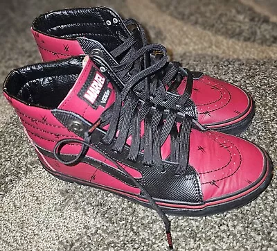 Size 6.5 (Mens) - VANS Sk8-Hi X Marvel Deadpool • $59.99