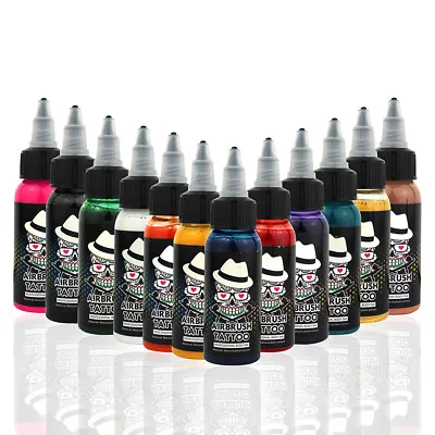£7.62 • Buy OPHIR 18Color Airbrush Temporary Tattoo Ink Body Art Paint Special Makeup 30ML