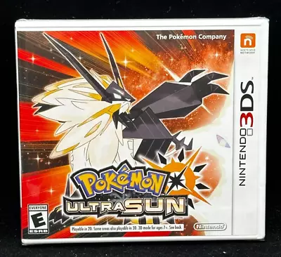 Pokemon Ultra Sun Nintendo 3DS 2DS Factory Sealed Brand New Authentic • $26