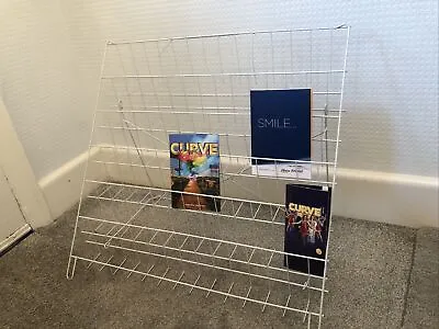 £23 • Buy Large Card Rack Display Stand White 6 Tier Wire Book Cards Magazine Leaflets