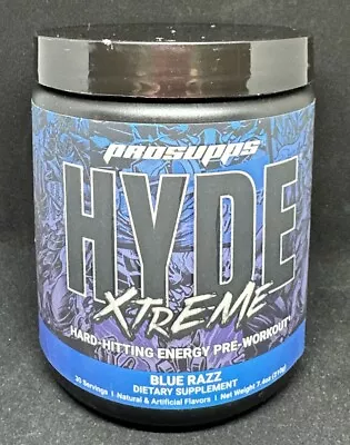Hyde Xtreme Hard-Hitting Energy Pre Workout Blue Razz 7.4 Oz (210 G) • $30.80