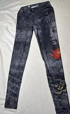 Yoganastix Buddha Leggings. Womens Medium Eco Friendly. • $7