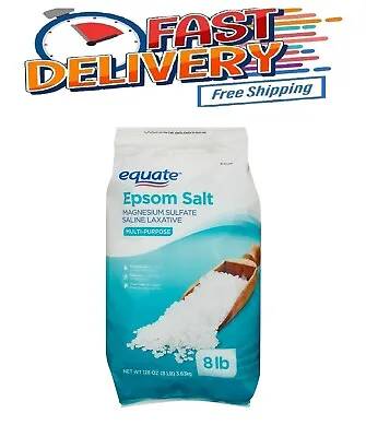 Equate Epsom Salt Magnesium Sulfate 128oz (8lb) Scent Free • $9.95