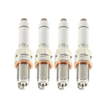 Genuine OEM Set Of 4 Spark Plugs For Volkswagen Golf SportWagen Jetta 1.4L L4 • $77.23