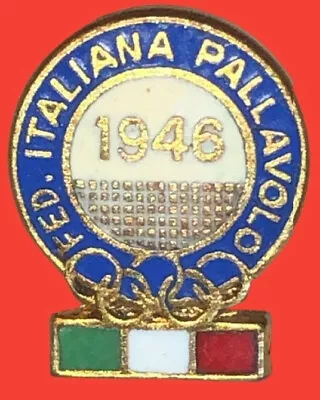 Federazione Italiana Pallavolo Italian Volleyball Federation. Very Small Pin • $6