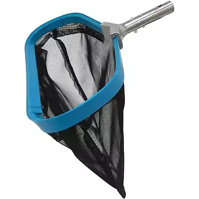 Pro HD 19  Swimming Pool Leaf Skimmer Rake Strong Aluminum Handle Deep Net Bag • $32.99
