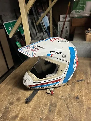 Vintage EVS Vortek T5 218 DOT Motocross Motorcycle Racing Sport Helmet Visor XXL • $99.99