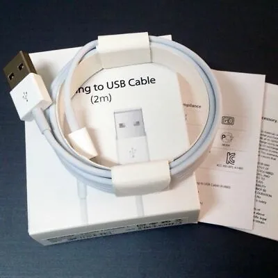 £3.99 • Buy Genuine OEM Charger Data Sync Cable For IPad IPhone 12 11 Pro X XR XS Max 8 7 6