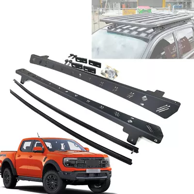 Black Roof Racks Brackets Kits Roof Rails To Suit Ford Ranger New Gen 2022+ • $319