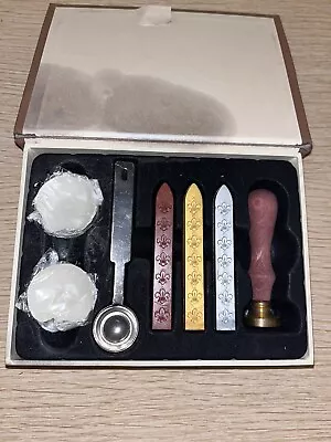 Vintage Sealing Wax Kit With Tree Of Life And”G”Seal Press • $23