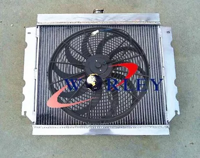 3 Row Aluminum Radiator &FAN For Chrysler Valiant VG VJ HEMI 6 Cyl • $349