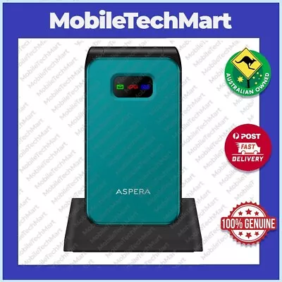 Unlocked Aspera F46◉4G BIG Button◉Seniors EASY FLIP◉128GB/48MB◉ • $124.95