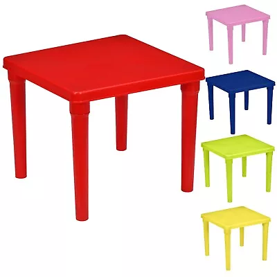 Student Table Children Plastic Study Kids Indoor Outdoor Table Removeable Legs • £17.99