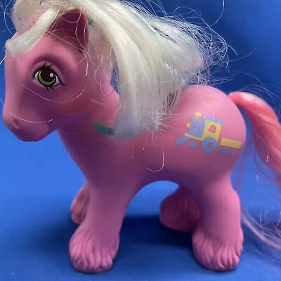 $25.99 • Buy Vintage 1987 My Little Pony G1 Big Brother Pony Steamer Train Clydesdale