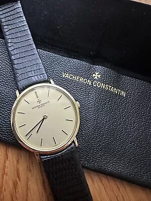 Vacheron Constantin 18k Gold Men’s Watch Ultraslim Buckle Serviced 1003 80s • $4350