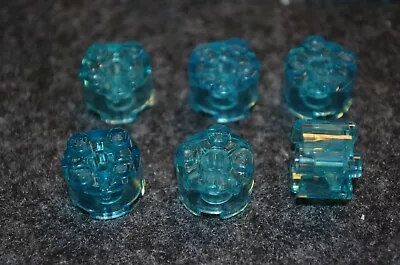 $1.49 • Buy (6) 2x2 Light Blue Translucent Round Brick Bricks - NEW Parts  