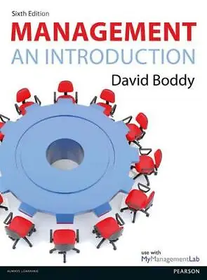 Management: An Introduction By David Boddy - With MyManageme... By Boddy David • £6.49