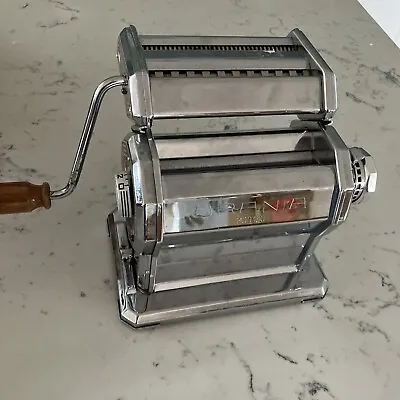 Vintage Urania Model 150 Italian Pasta Maker Italy Luxury Spaghetti Fettuccine  • $29