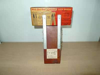 Vintage Chas. O. Larson Co. Sterling ILL.  RARE  Saw Horse Bracket Store Display • $44.95