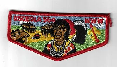 OA 564 Osceola  Flap RED Bdr. Southwest Florida FL [MX-816] • $9.95