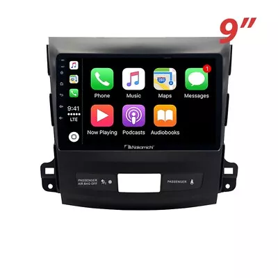 9  Wireless CarPlay Android Auto Nakamichi BT For Mitsubishi Outlander 2007-12 O • $1199